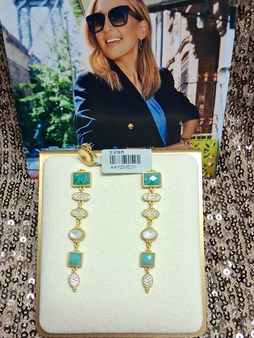 Brooklyn Coast Multi Stone Dangle Earrings!